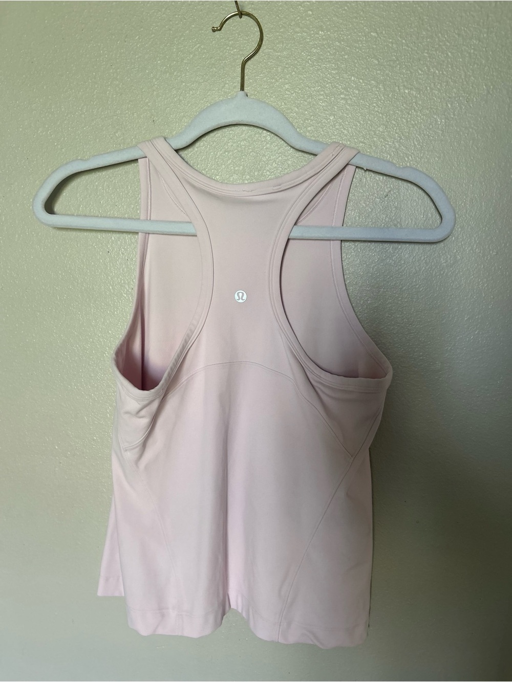 lululemon athletica Pale Pink Racerback Performance Tank
